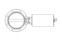 Butterfly valve B DN150 OVO NC E