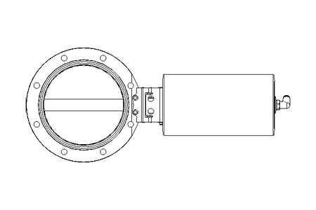 Válvula borboleta B DN150 OVO NC E