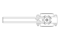 Butterfly valve B DN025 OVO MA HF