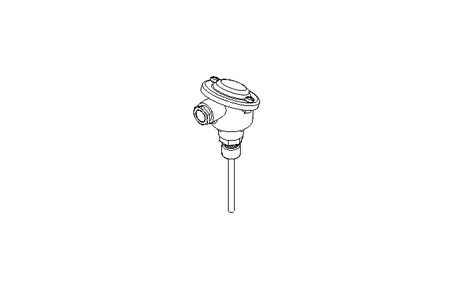 Widerstandsthermometer 0-200 Grad C L100