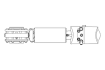 Válvula de mariposa B DN080 FVF NC E