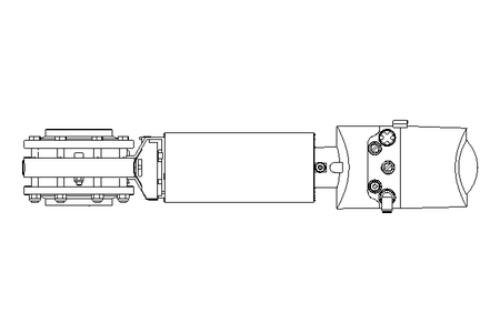 Válvula de mariposa B DN080 FVF NC E