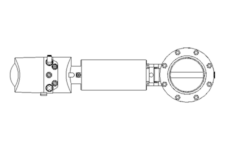 Butterfly valve B DN100 FVF NC E