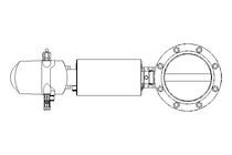 Butterfly valve B DN150 FVF NC E