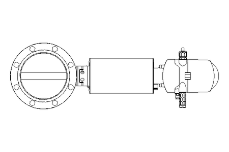 Scheibenventil B DN150 FVF NC E