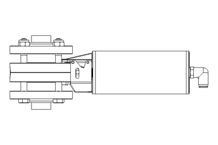 Butterfly valve B OD1.0 FVF NC E