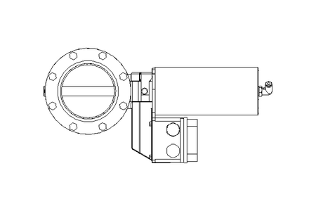 Válvula borboleta BR DN100 FVF NC E