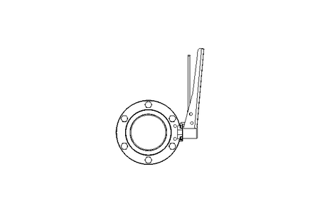 Butterfly valve B OD3.0 WVW MA E