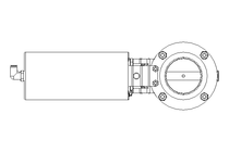 Scheibenventil B DN065 WVW NC E D5