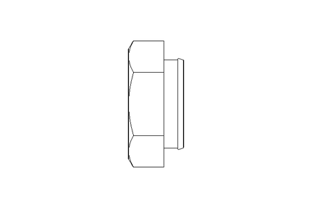 Dado con collare bloccante M6 St-Zn