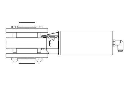 Butterfly valve B OD1.5 FVF NC E