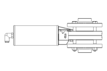 Butterfly valve B OD1.5 FVF NC E