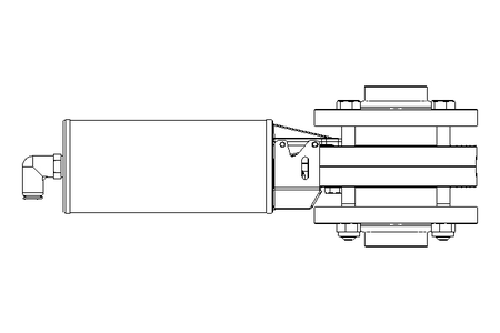 Butterfly valve B OD1.5 FVF NC E