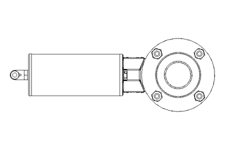 Butterfly valve B OD1.5 FVF NC E