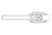 Butterfly valve B DN050 WVW MA X