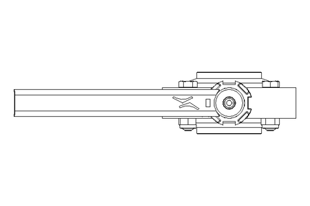 Butterfly valve B DN050 WVW MA X