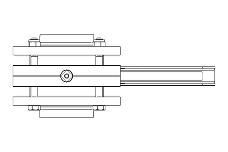 Válvula de mariposa B OD2.5 FVF MA E