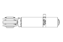 Butterfly valve B OD2.5 FVF NC E