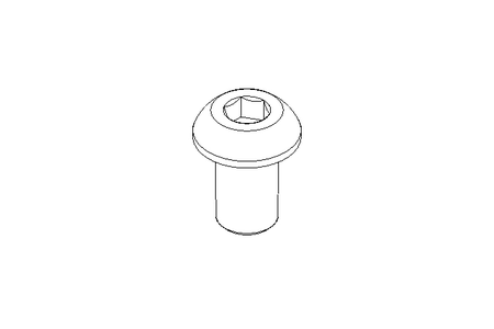 扁头螺栓 M6x10 A2 ISO7380-KLR