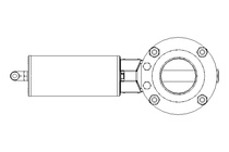 Scheibenventil B DN050 WVW NC F