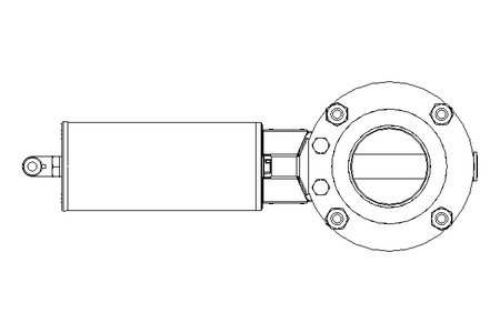 Válvula de mariposa B DN050 WVW NC F