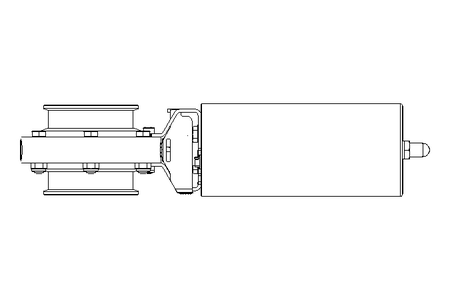 Butterfly valve B OD3.0 CVC NC E