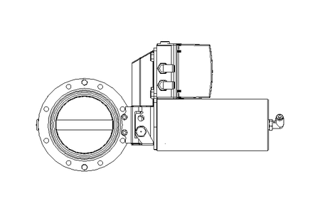 Butterfly valve BR DN100 OVO NC E