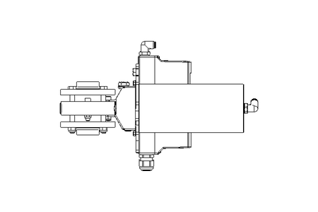 Válvula borboleta BR DN040 FVF NC E