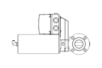 Válvula borboleta BR DN040 FVF NC E