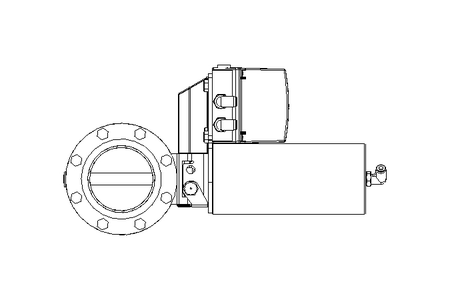 Butterfly valve BR DN080 FVF NC E