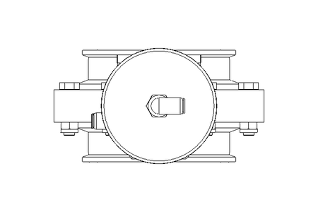 Scheibenventil B DN100 CVC AA F