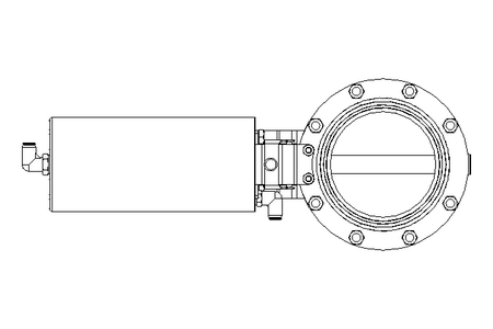 Scheibenventil B DN100 CVC AA F