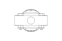 Butterfly valve B OD1.0 WVW NC E