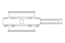 Butterfly valve B OD4.0 CVC MA E