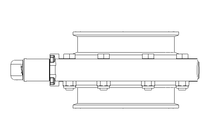 Butterfly valve B OD4.0 CVC MA E