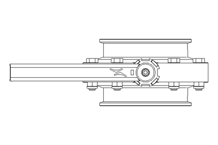 Butterfly valve B OD4.0 CVC MA E