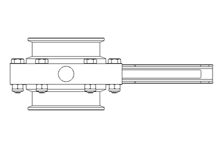 Butterfly valve B OD3.0 CVC MA E