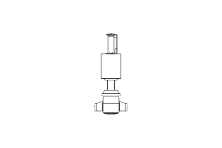 Aseptic seat valve SAL DN040 130 NC P