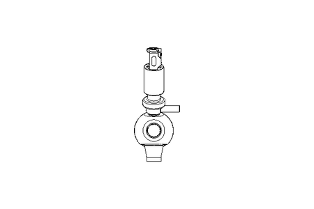 Aseptic seat valve SAS DN040 10 NC P