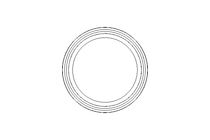 Junta GLYD ring RG 40x52,5x5,6 PTFE