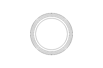 GLYD sealing ring RG 40x52.5x5.6 PTFE