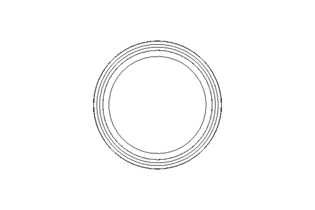 GLYD sealing ring RG 40x52.5x5.6 PTFE