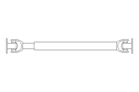 Gelenkwelle E 58/4 L= 490/ 730