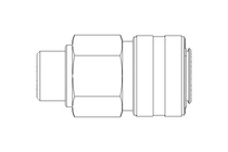 Kupplung G 1/2" aussen ohne Dichtkegel