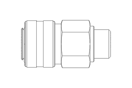 Kupplung G 1/2" aussen ohne Dichtkegel