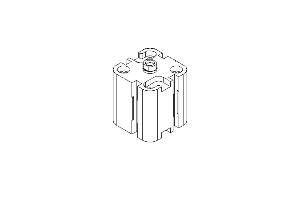 Einfachwirkender Zylinder D32 Hub10