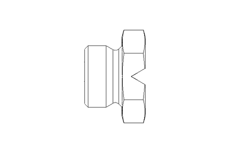 Blowing nozzle with elongated orifice