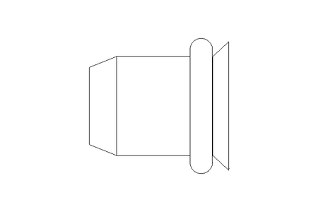 Bucha roscada para solda ponto M6x8,98