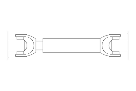 Gelenkwelle D=65 L1=280 L2=310