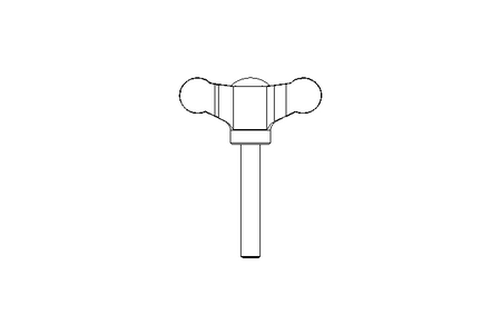 Flügelgriff M10x60 Novo Grip